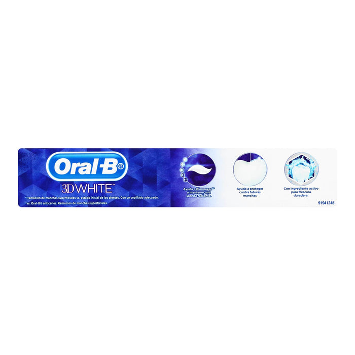 Pasta Dental Oral B 3D Glamourus 120Ml - WeCare Pharma