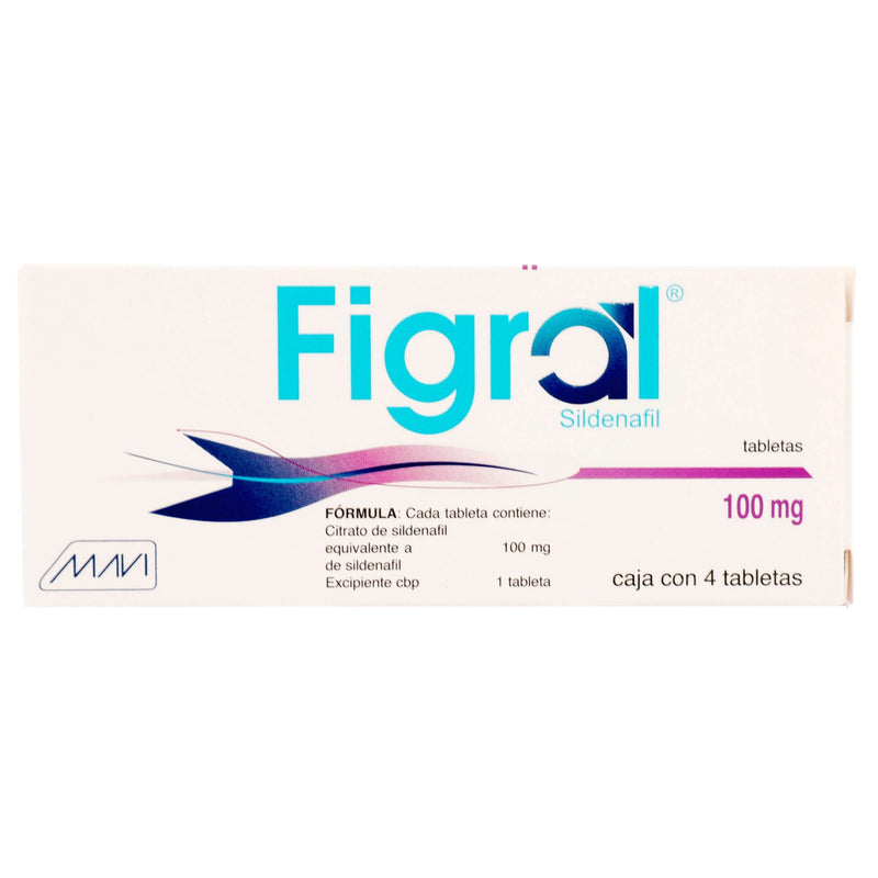 Figral 100Mg Con 4 Tabletas (Sildenafil) - WeCare Pharma