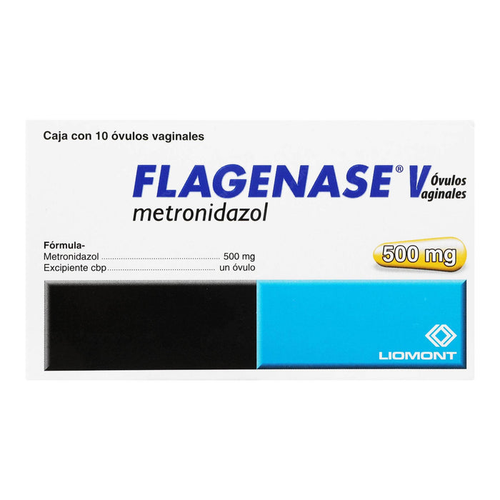 Flagenase V Ovulos 500Mg Con 10 (Metronidazol) - WeCare Pharma