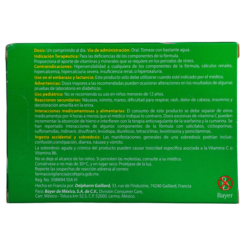 Berocca Con 30 Comprimidos (Vitaminas/Calcio/Magnesio) - WeCare Pharma