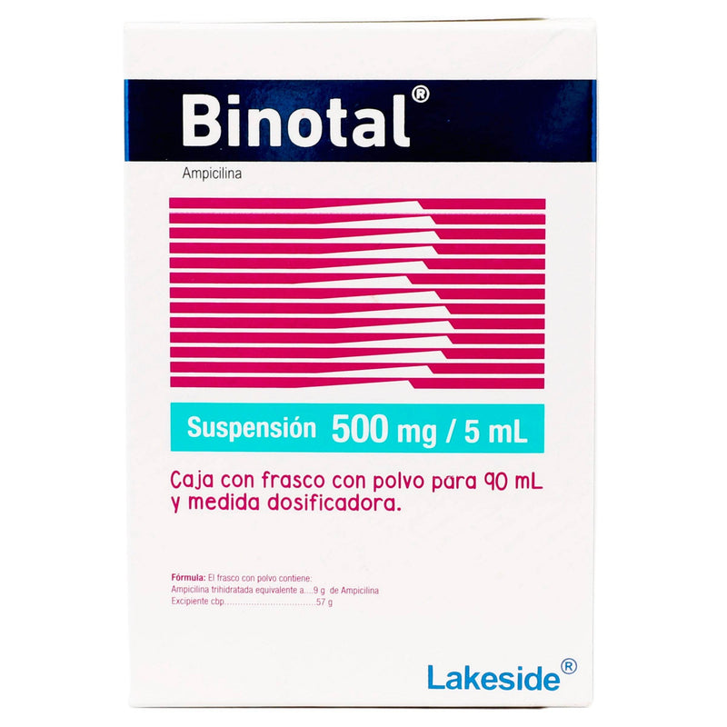 Binotal Suspensión 500Mg/5Ml 90Ml (Ampicilina) - WeCare Pharma