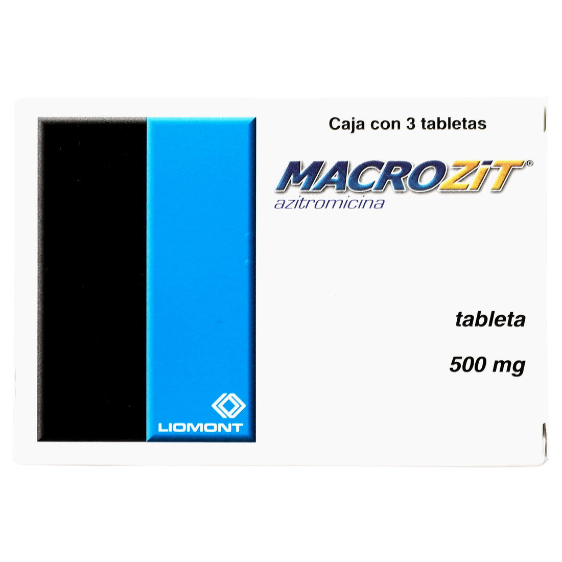 Macrozit 500Mg Con 3 Tabletas (Azitromicina) 6 - 7501299306765