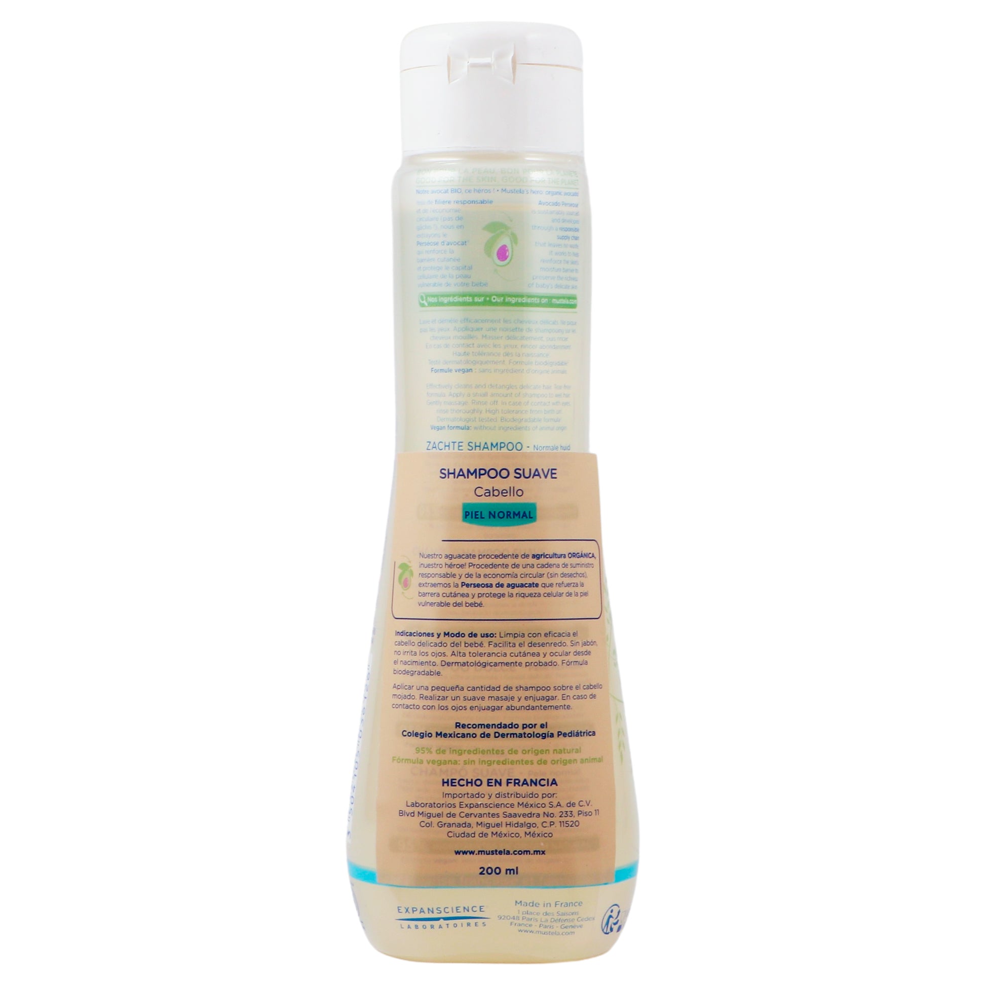 Mustela Shampoo Bebe Piel Normal 200Ml 7 - 3504105036126