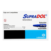 Supradol 30Mg Con 3 Ampulas (Ketorolaco) - WeCare Pharma