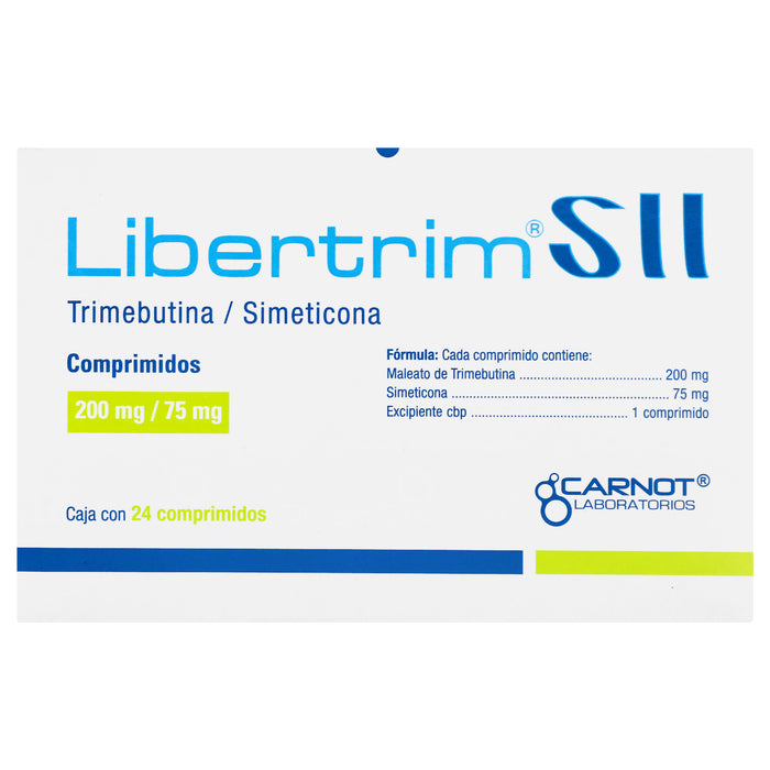 Libertrim Sii 200Mg/75Mg Con 24 Comprimidos (Trimebutina/Simeticona) 7 - 7501070903695