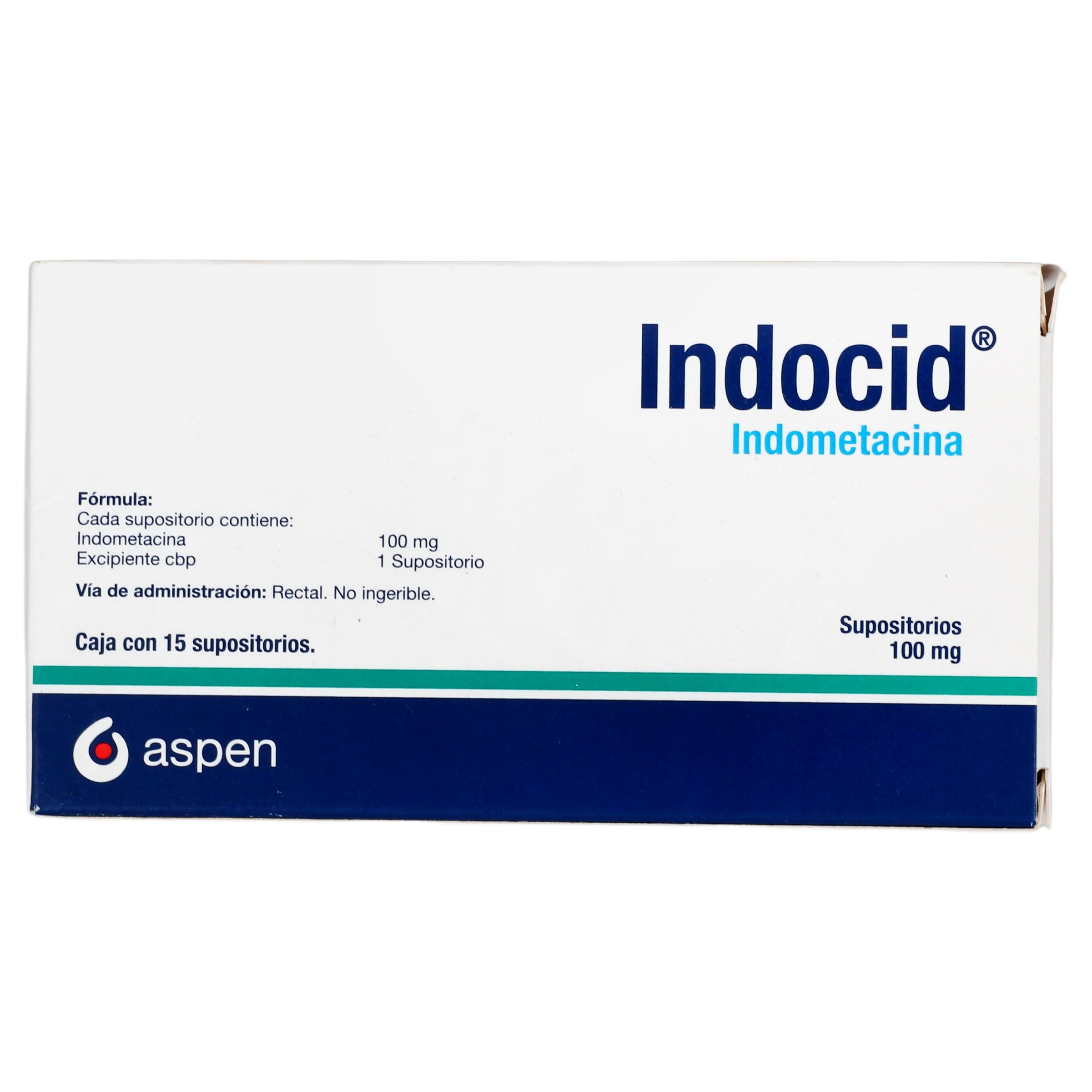 Indocid Supositorio 100Mg Con 15 (Indometacina) 7 - 7502209850828