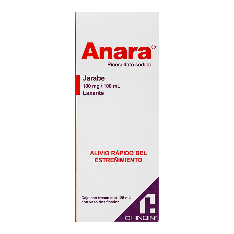 Anara Jarabe 100Mg/100Ml 125 Ml (Picosulfato Sodico) - WeCare Pharma