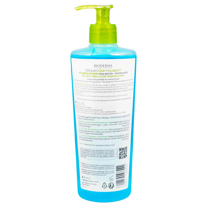 Bioderma Sebium Gel Moussant 500Ml - WeCare Pharma