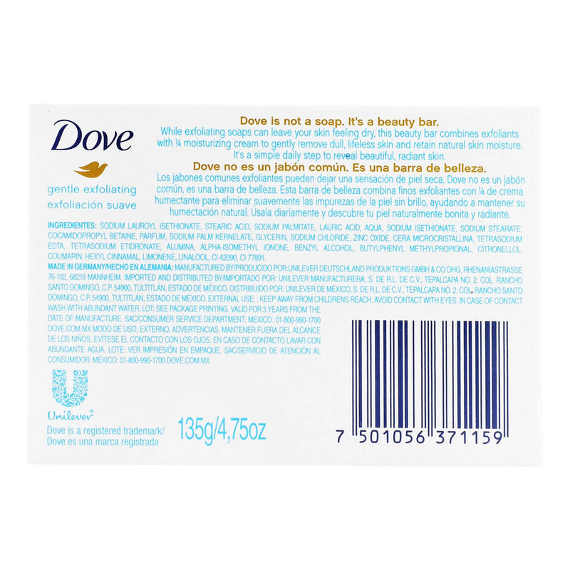 Dove Jabon Barra Exfoliante 135G - WeCare Pharma