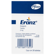 Eranz 5Mg Con 28 Tabletas (Donepezilo) - WeCare Pharma
