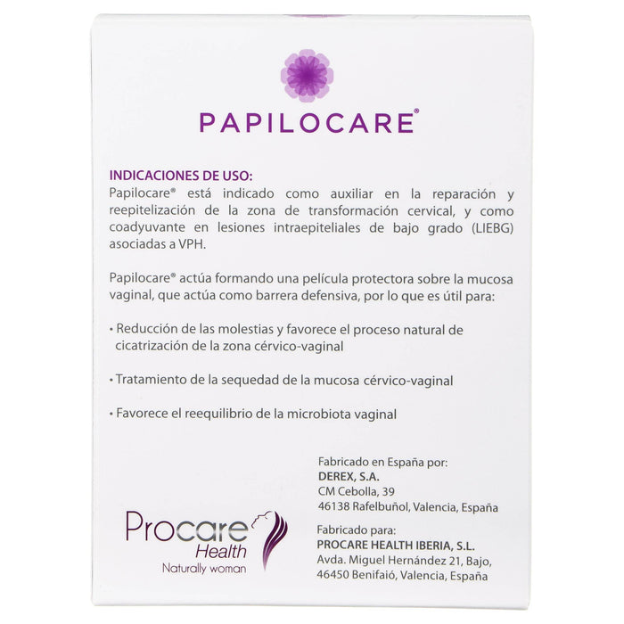 Papilocare Gel Vaginal Con 7 Tubos Monodosis - WeCare Pharma