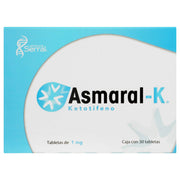 Asmaral-K 1Mg Con 30 Tabletas (Ketotifeno) - WeCare Pharma