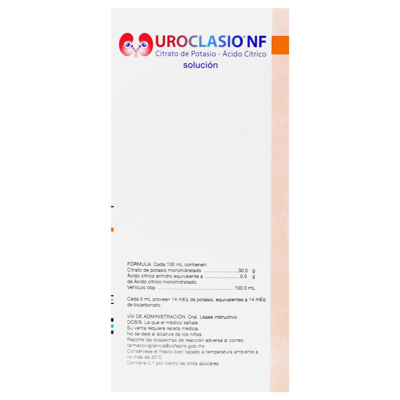 Uroclasio Nf Solución 30G/5G 150Ml Con 1 (Citrato De Potasio/Acido Citrico) - WeCare Pharma