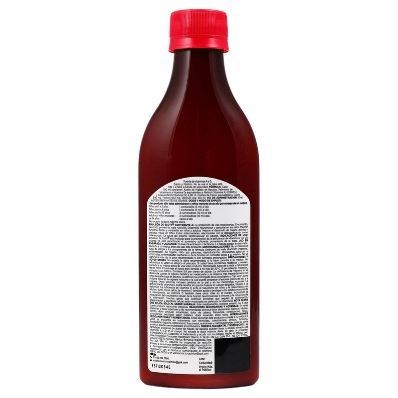 Emulsion Scott Emulsión Cereza 200Ml (Vitaminas/Minerales) - WeCare Pharma