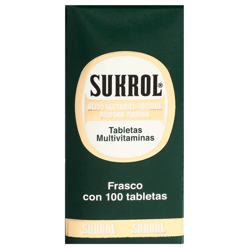 Sukrol Con 100 Tabletas (Multivitaminas) - WeCare Pharma
