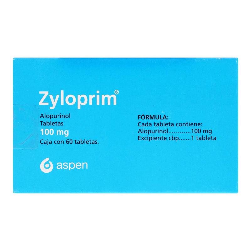 Zyloprim 100Mg Con 60 Tabletas (Alopurinol) - WeCare Pharma