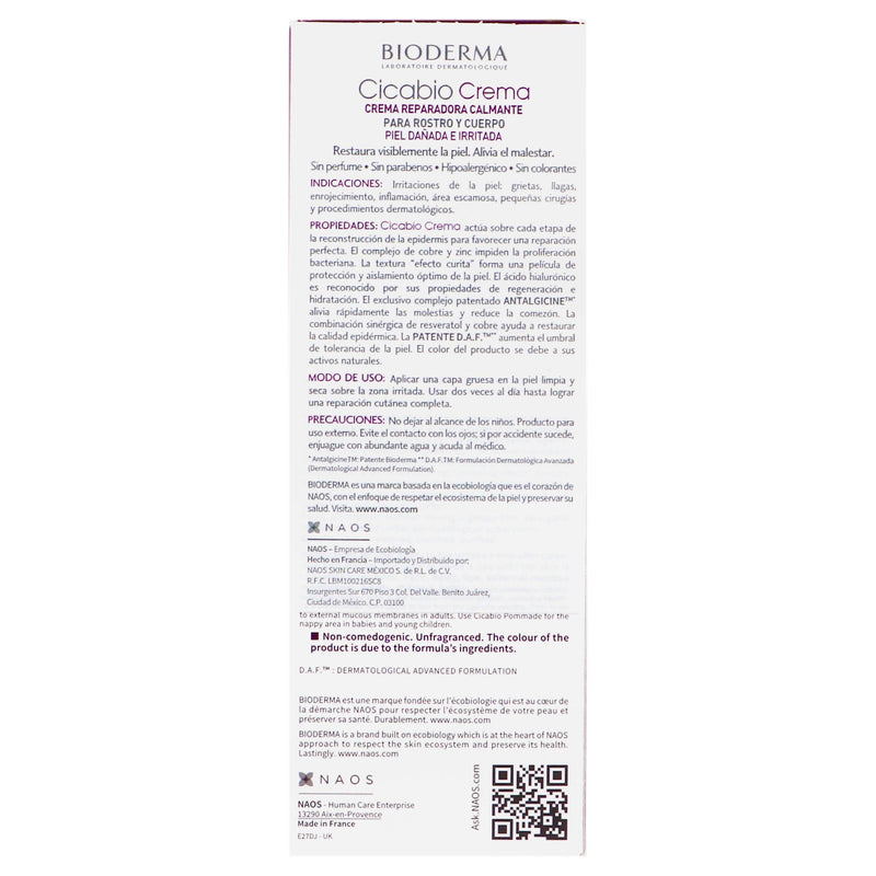 Bioderma Cicabio Crema Reparadora Y Calmante 40Ml - WeCare Pharma