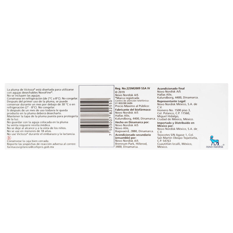 Victoza Pluma 6Ml/Ml 3Ml Con 2 (Liraglutida) - WeCare Pharma