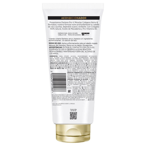 Acondicionador Pantene Colageno Nutre Y Revitaliza 250Ml - WeCare Pharma