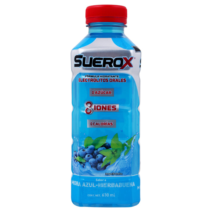 Suerox Adulto 8Iones Frasco 630Ml Mora (Electrolitos Orales) 7 - 650240032295