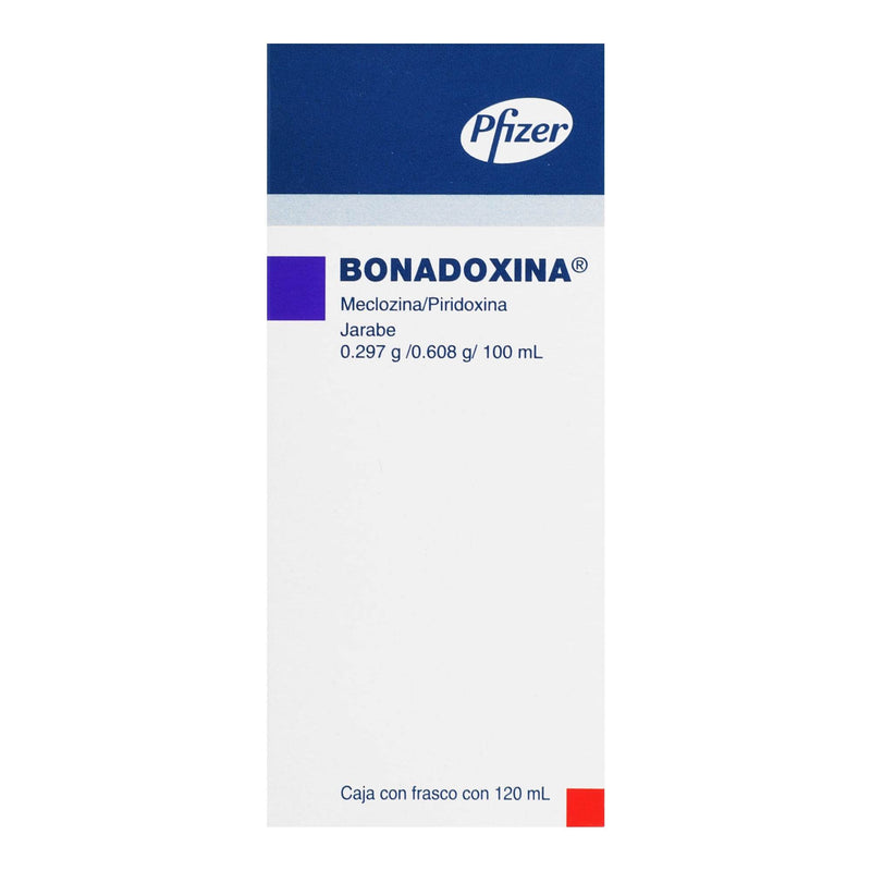 Bonadoxina Jarabe 0.297G/0.608G/100Ml 120Ml (Meclizina/Piridoxina) - WeCare Pharma