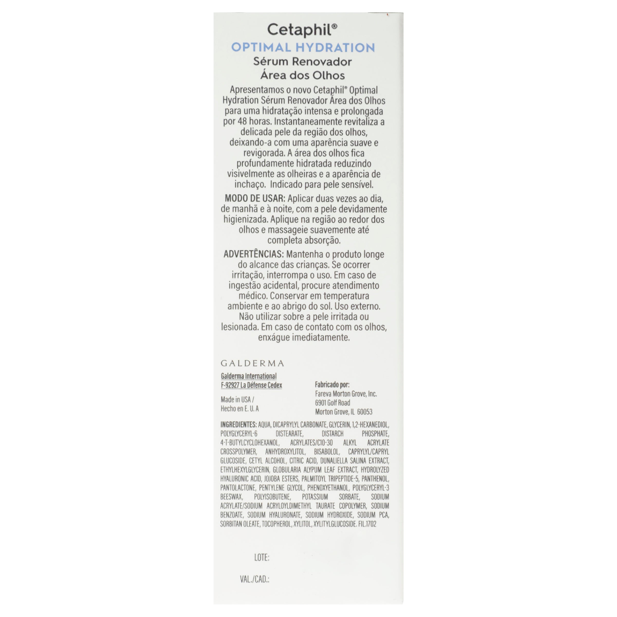 Cetaphil Optimal Hydration Serum Renovador Para Contorno Ojos 15Ml 7 - 3499320011389