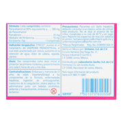 Syncol 500Mg/25Mg/15Mg Con 24 Comprimidos (Paracetamol/Pamabrom/Pirilamina) - WeCare Pharma