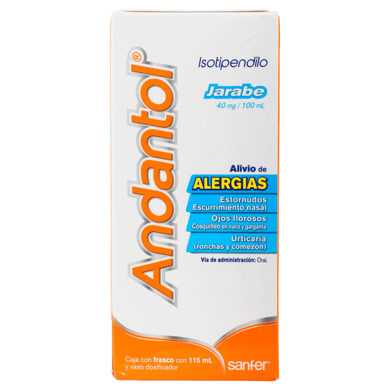 Andantol Jarabe 40Mg/100Ml 115Ml (Isotipendilo) - WeCare Pharma