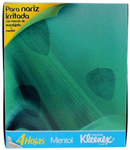 Pañuelos Kleenex Coldcare Mentol Caja Con 60 - WeCare Pharma