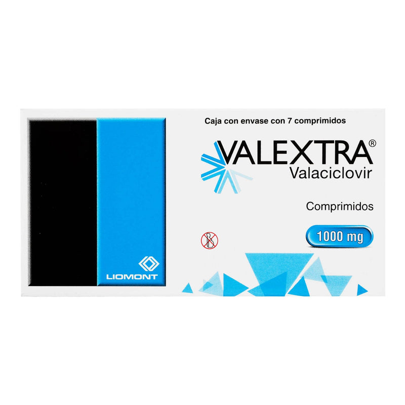 Valextra 1000Mg Con 7 Capsulas (Valaciclovir) - WeCare Pharma