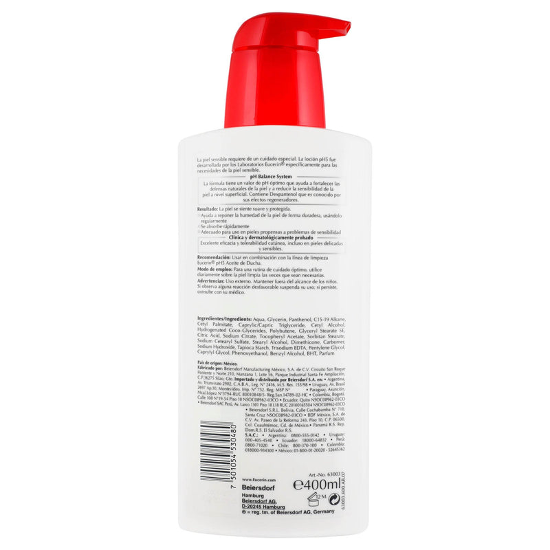 Eucerin Ph5 Loción Piel Seca 400Ml - WeCare Pharma
