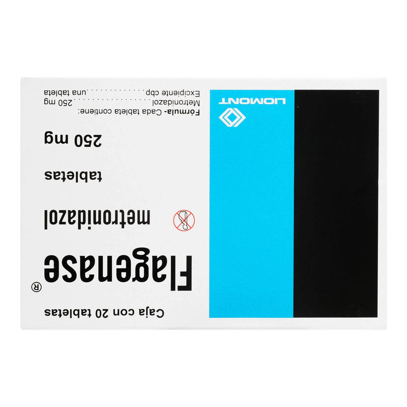 Flagenase 250Mg Con 20 Tabletas (Metronidazol) - WeCare Pharma