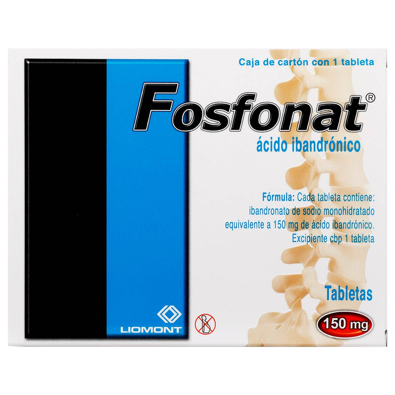 Fosfonat 150Mg Con 1 Tabletas (Acido Ibandronico) - WeCare Pharma