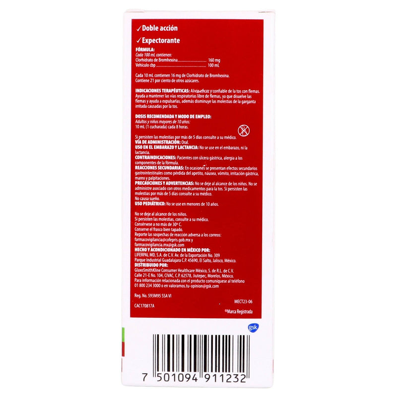 Tesacof Ad Solución 160Mg/100Ml (Bromhexina) - WeCare Pharma