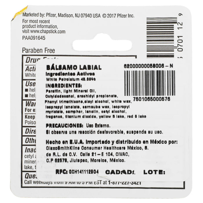 Chap Stick Natural 4.2G - WeCare Pharma