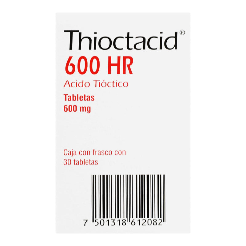 Thioctacid 600Hr Con 30 Tabletas (Acido Tioctico) - WeCare Pharma