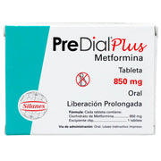 Predial Plus 850Mg Con 60 Tabletas (Metformina) - WeCare Pharma