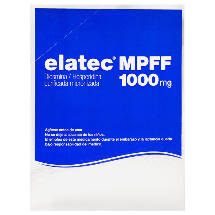 Elatec Mpff Sobres 1000Mg/10Ml Con 30 (Diosmina/Hesperidina) — WeCare ...