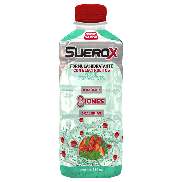 Suerox 8Iones Frasco 630Ml Fresa-Menta (Electrolitos Orales) 6 - 650240066283