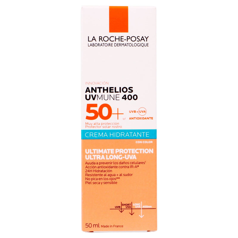 Anthelios Uvmune 400 Hidratante Fps50 Color 50Ml - WeCare Pharma