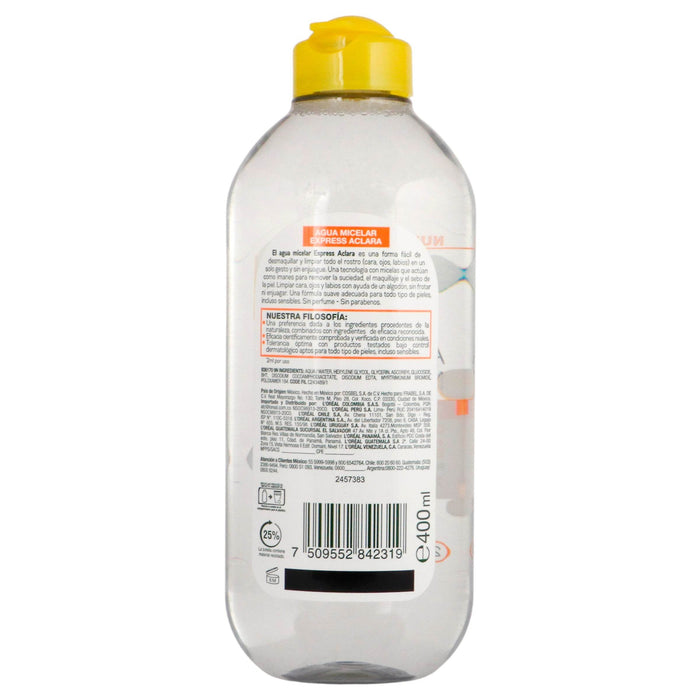 Garnier Agua Micelar Vitamina C Frasco 400Ml - WeCare Pharma