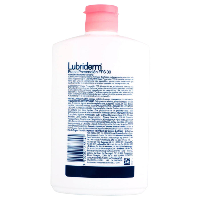 Lubriderm Prevencion Fps30 400Ml - WeCare Pharma