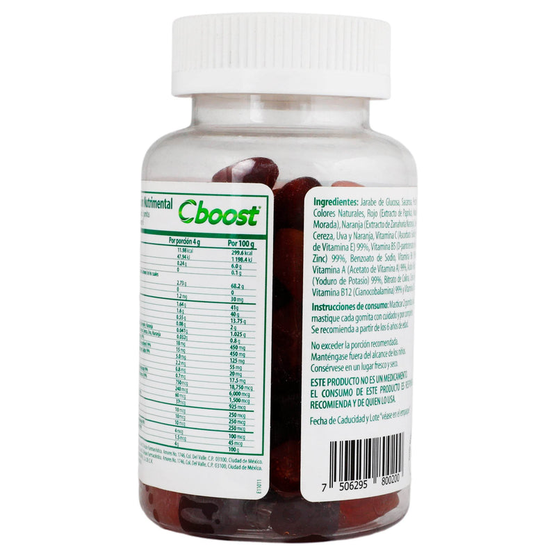 Cboost Gomitas 2G Con 90 (Multivitaminas/Minerales) - WeCare Pharma