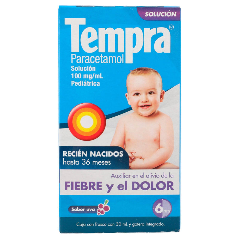 Tempra Ped Gotas 100Mg/Ml 30Ml (Paracetamol) - WeCare Pharma