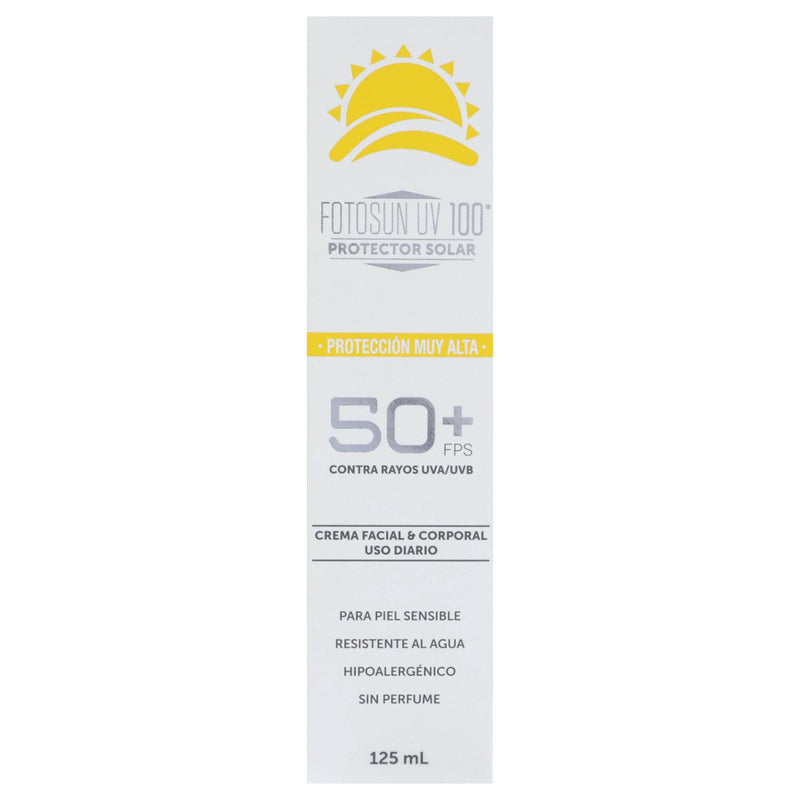 Bloqueador Fotosun Uv 100 Fps 50 125Ml - WeCare Pharma