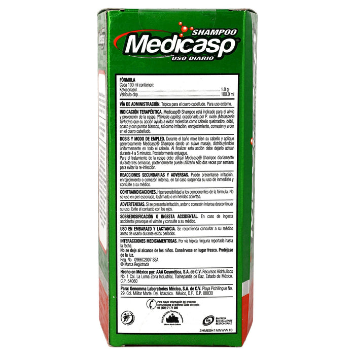 Shampoo Medicasp 130Ml - WeCare Pharma