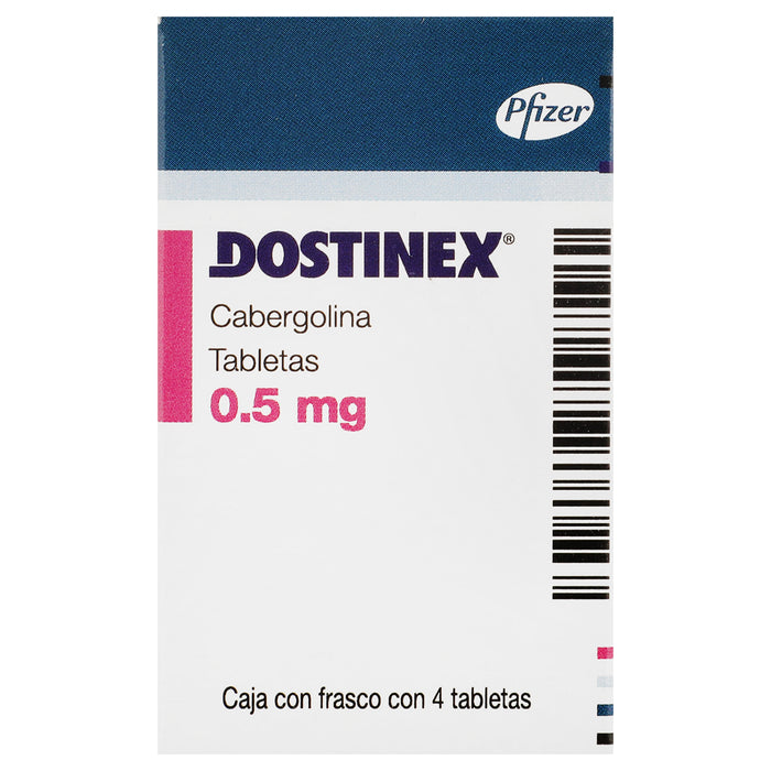 Dostinex 0.5Mg Con 4 Tabletas (Cabergolina) 7 - 7501287612779