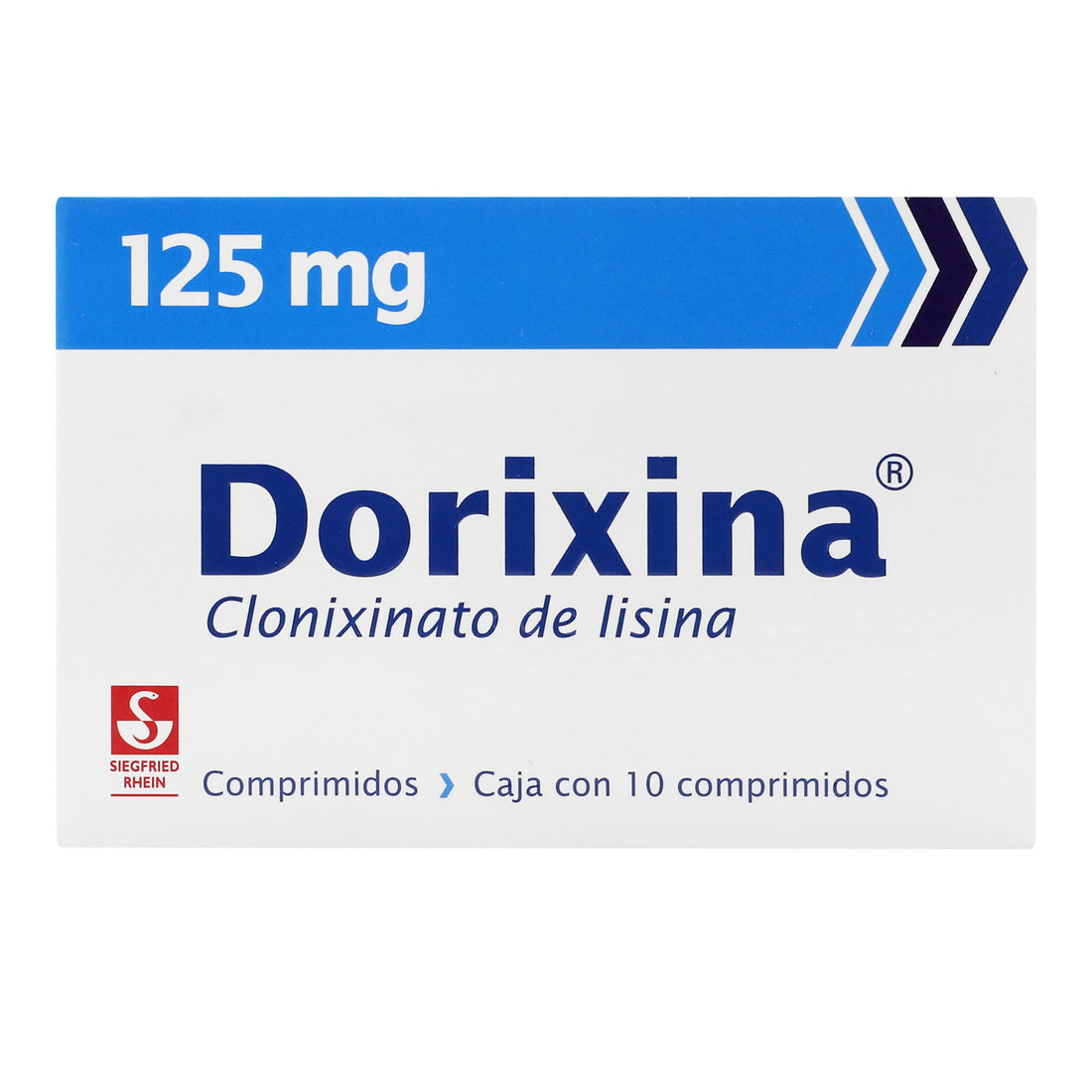 Dorixina 125Mg Con 10 Tabletas (Clonixinato De Lisina) 4 - 7501300409881