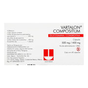 Vartalon Compositum 500/500Mg Con 60 Capsulas (Glucosamina/Condroitina) - WeCare Pharma