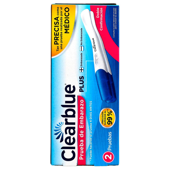 Clearblue Prueba De Embarazo Plus Con 2 - WeCare Pharma
